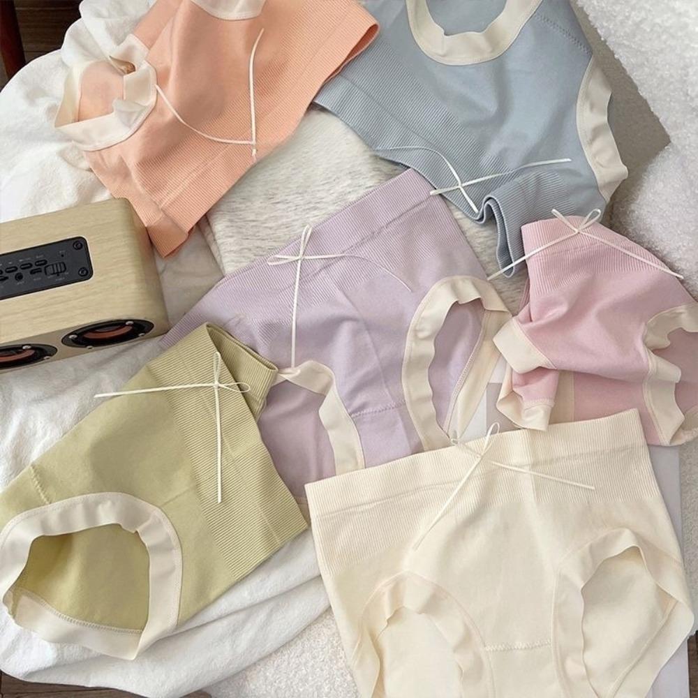 5Pcs Underwear Ruffles Briefs Female Lingerie Bow Underpants Simple Women Panties Set Four Seasons 5Pcs Random Colors
5Pcs Underwear Ruffles Briefs Female Lingerie Bow Underpants Simple Women Panties Set Four Seasons 5Pcs Random Colors