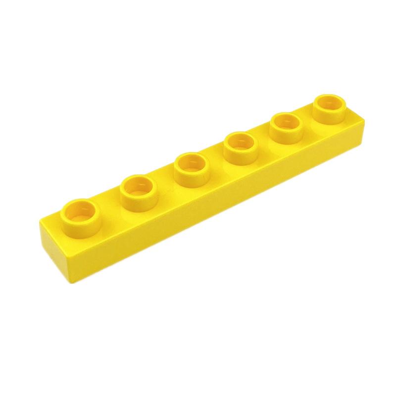 Big Size Block Thin Brick 1x6 10pcs/lot Education Building Blocks Compatible with Duplo Bricks Plastic Toys for Children
Big Size Block Thin Brick 1x6 10pcs/lot Education Building Blocks Compatible with Duplo Bricks Plastic Toys for Children