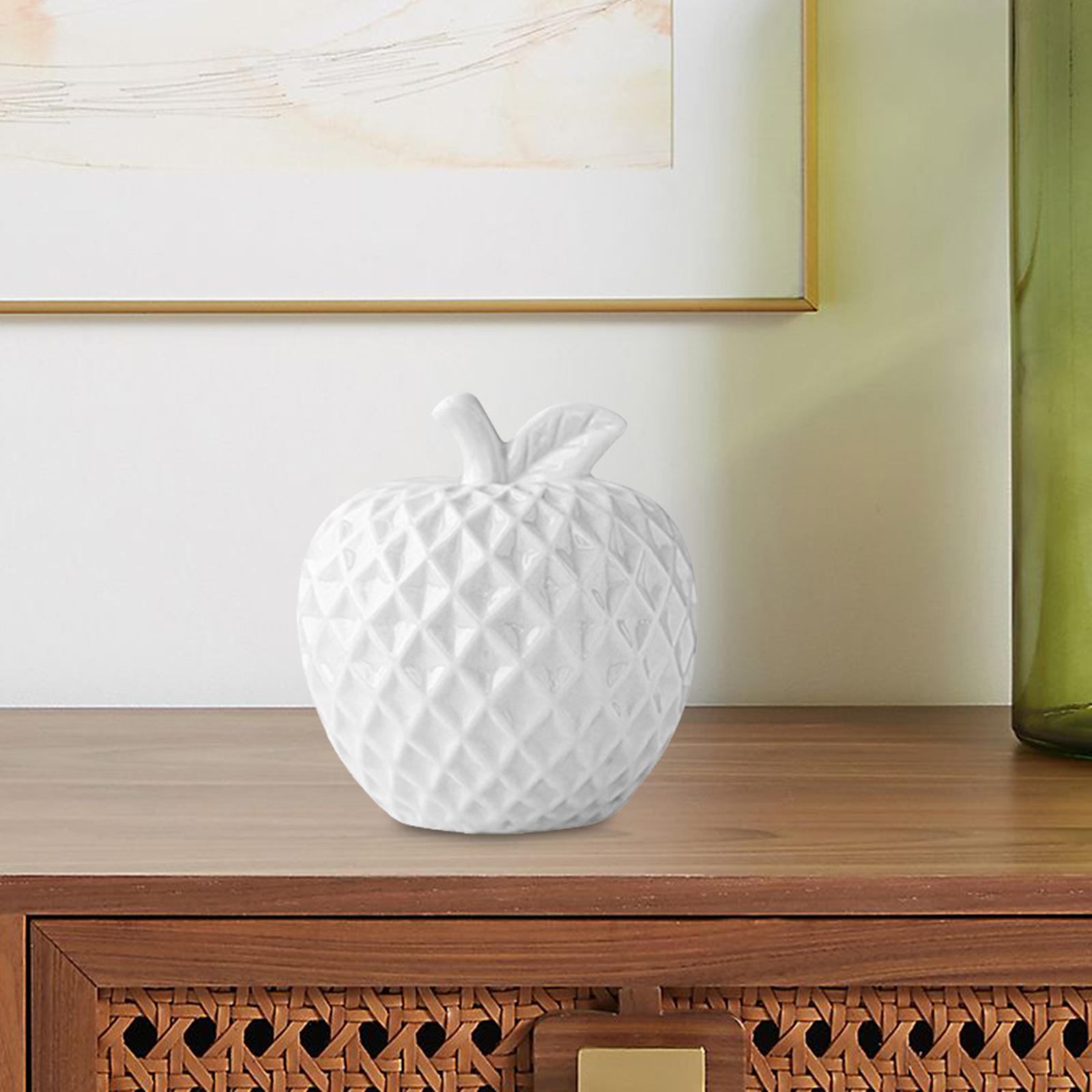 Apple Ceramic Statue Collection Minimalist Simple Desktop Ornament for Centerpiece Fireplace Desk Cabinet Christmas Gift білий
Apple Ceramic Statue Collection Minimalist Simple Desktop Ornament for Centerpiece Fireplace Desk Cabinet Christmas Gift білий