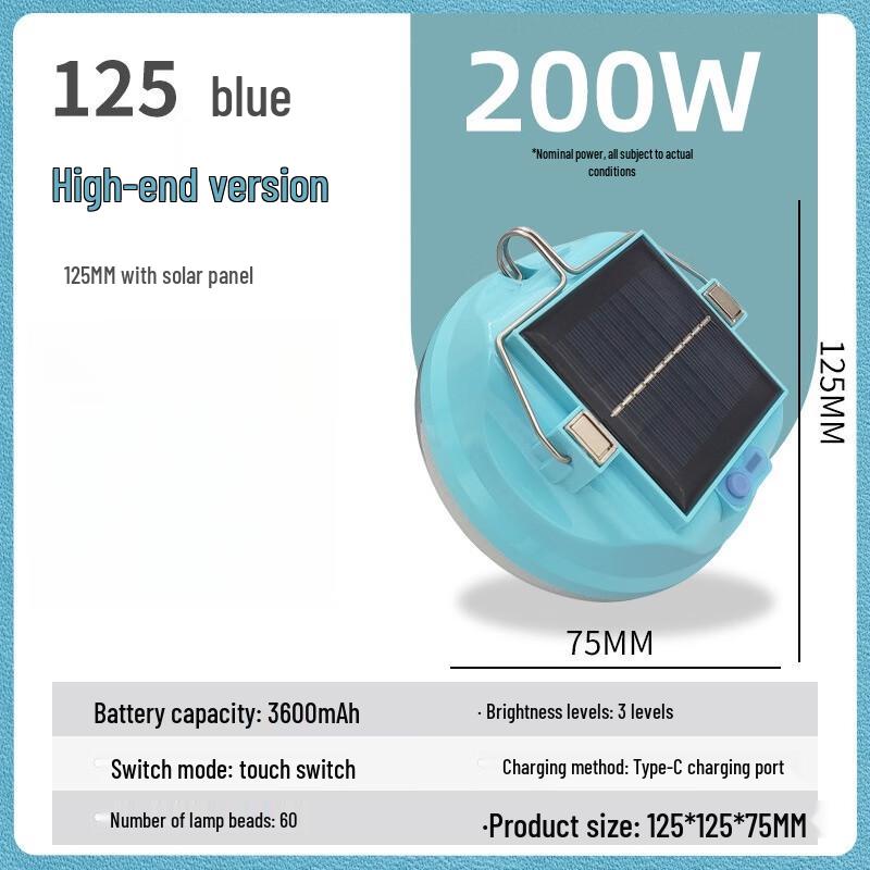 UOSU High-Brightness 200W Solar UFO Emergency Light
UOSU High-Brightness 200W Solar UFO Emergency Light