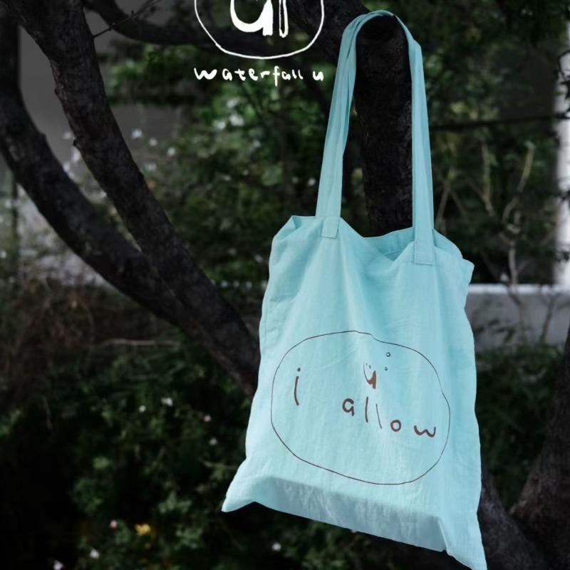 I allow original waterfall u summer light and large capacity mint green cotton bag shopping bag 1 зелений
I allow original waterfall u summer light and large capacity mint green cotton bag shopping bag 1 зелений