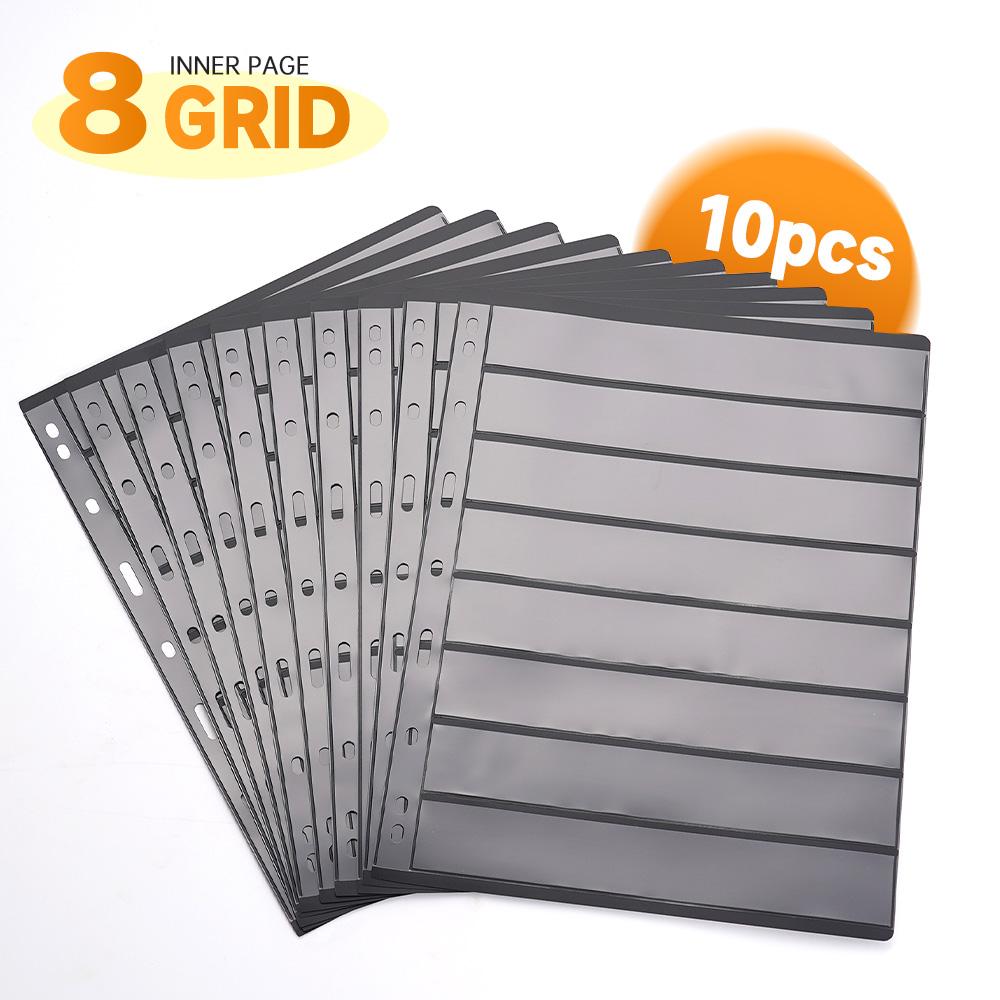 10Pcs Postage Stamp Album Pages Coin Collection Stamps Holder Sheet PVC Loose-leaf Inners Refill Page not including Cover
10Pcs Postage Stamp Album Pages Coin Collection Stamps Holder Sheet PVC Loose-leaf Inners Refill Page not including Cover