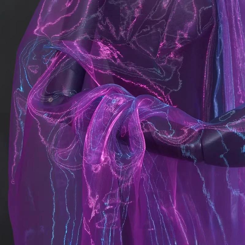 100x150cm Colorful Organza Tull Gradient Flashing Fabric for Designer Styling Shiny Dress Clothes Accessories Stage Decor 100x150cm
100x150cm Colorful Organza Tull Gradient Flashing Fabric for Designer Styling Shiny Dress Clothes Accessories Stage Decor 100x150cm
