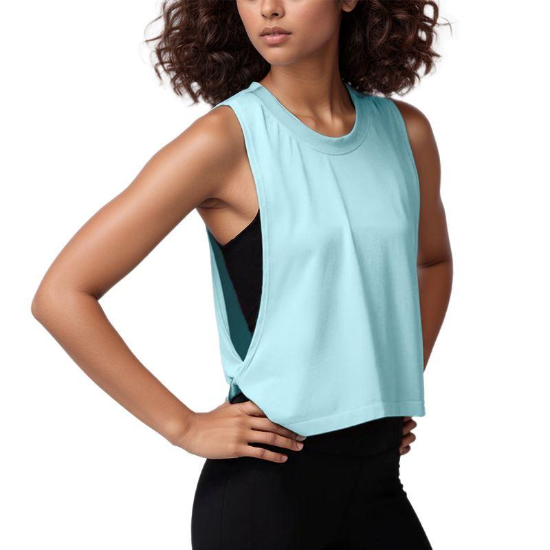 Loose Sleeveless Cover up Sports Vest Women T-shirt Lightweight Breathable Running Yoga Clothes Top Fitness Vest Quick-Drying Medium Wash Blue L
Loose Sleeveless Cover up Sports Vest Women T-shirt Lightweight Breathable Running Yoga Clothes Top Fitness Vest Quick-Drying Medium Wash Blue L