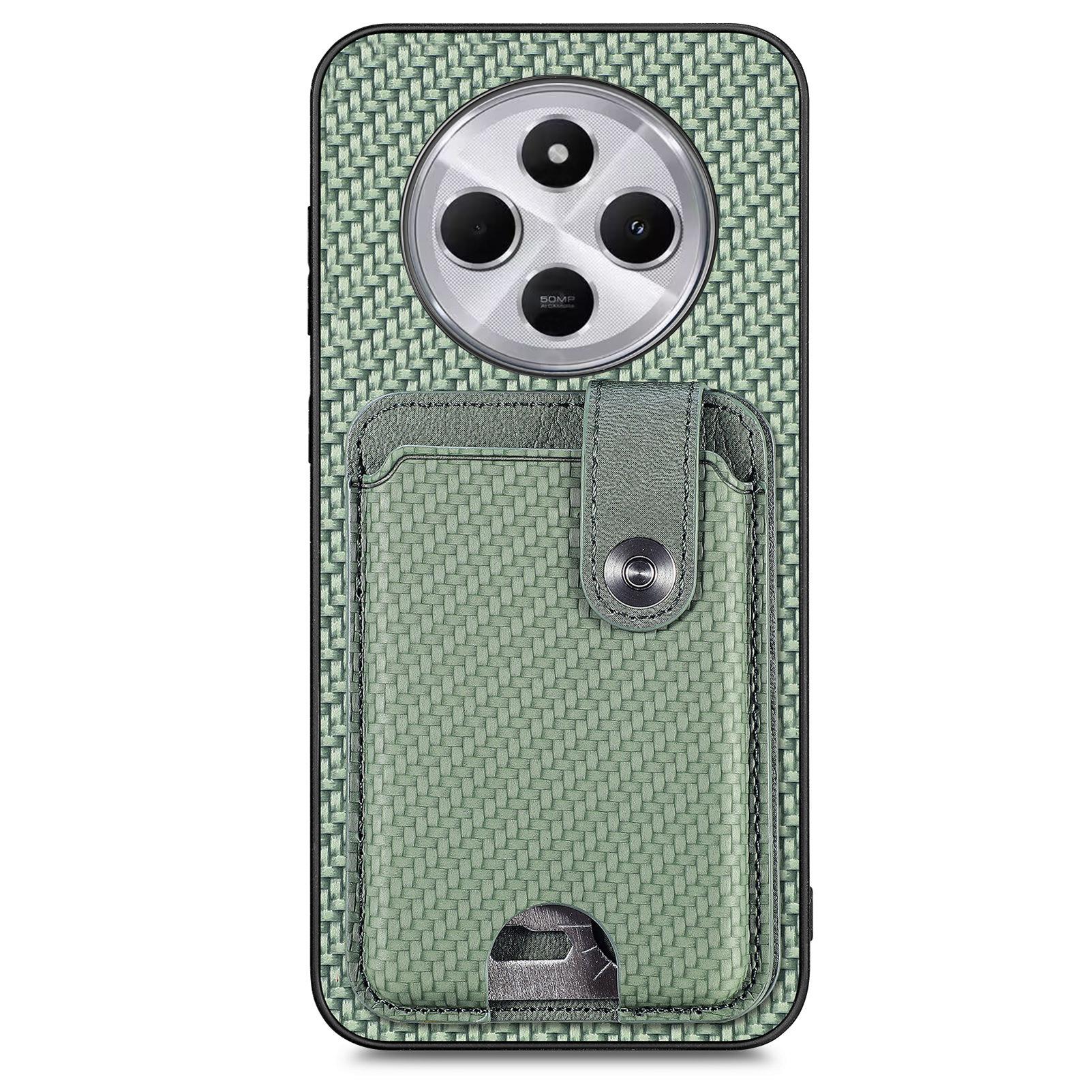 Case with Card Holder For Xiaomi Redmi 14C 4G/14R 5G/Poco C75 4G Leather+PC+TPU Phone Cover with Card Knife Green
Case with Card Holder For Xiaomi Redmi 14C 4G/14R 5G/Poco C75 4G Leather+PC+TPU Phone Cover with Card Knife Green