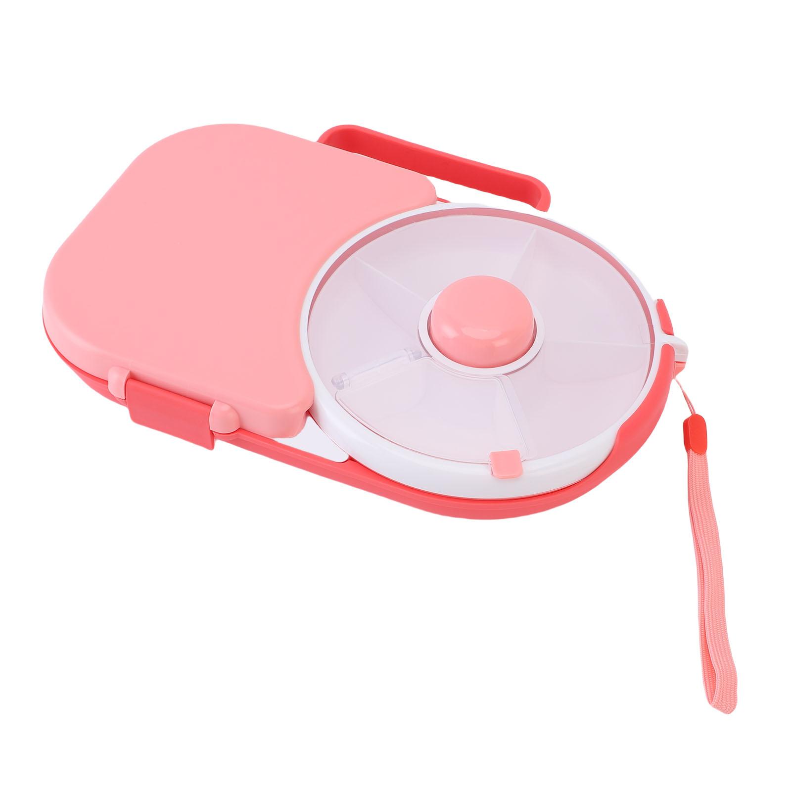 Kids Lunch Box with 5 Snack Compartments 2 in 1 Reusable Portable Rotating Lunch Container with Hand Strap for School Work Travel
Kids Lunch Box with 5 Snack Compartments 2 in 1 Reusable Portable Rotating Lunch Container with Hand Strap for School Work Travel