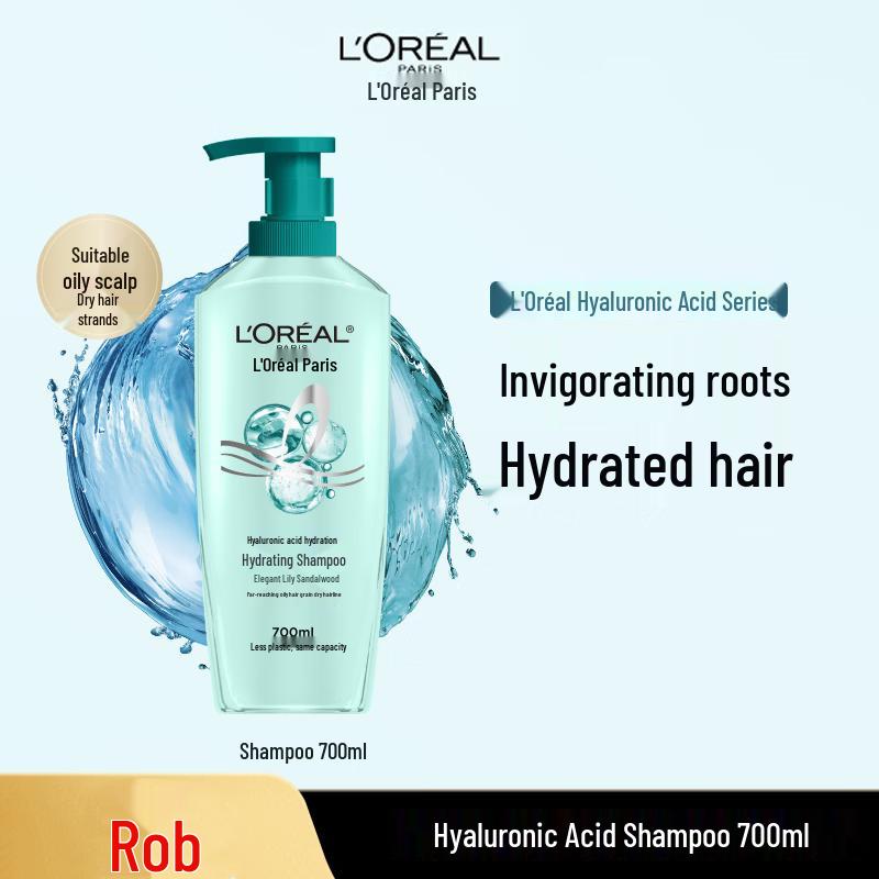 L Oréal Hyaluronic Acid Hydrating Silicone-Free Shampoo
L Oréal Hyaluronic Acid Hydrating Silicone-Free Shampoo