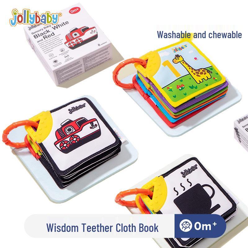 Jollybaby Black and White Visual Stimulation Cards & Teether Cloth Book for Newborns (0-1 Year)
Jollybaby Black and White Visual Stimulation Cards & Teether Cloth Book for Newborns (0-1 Year)