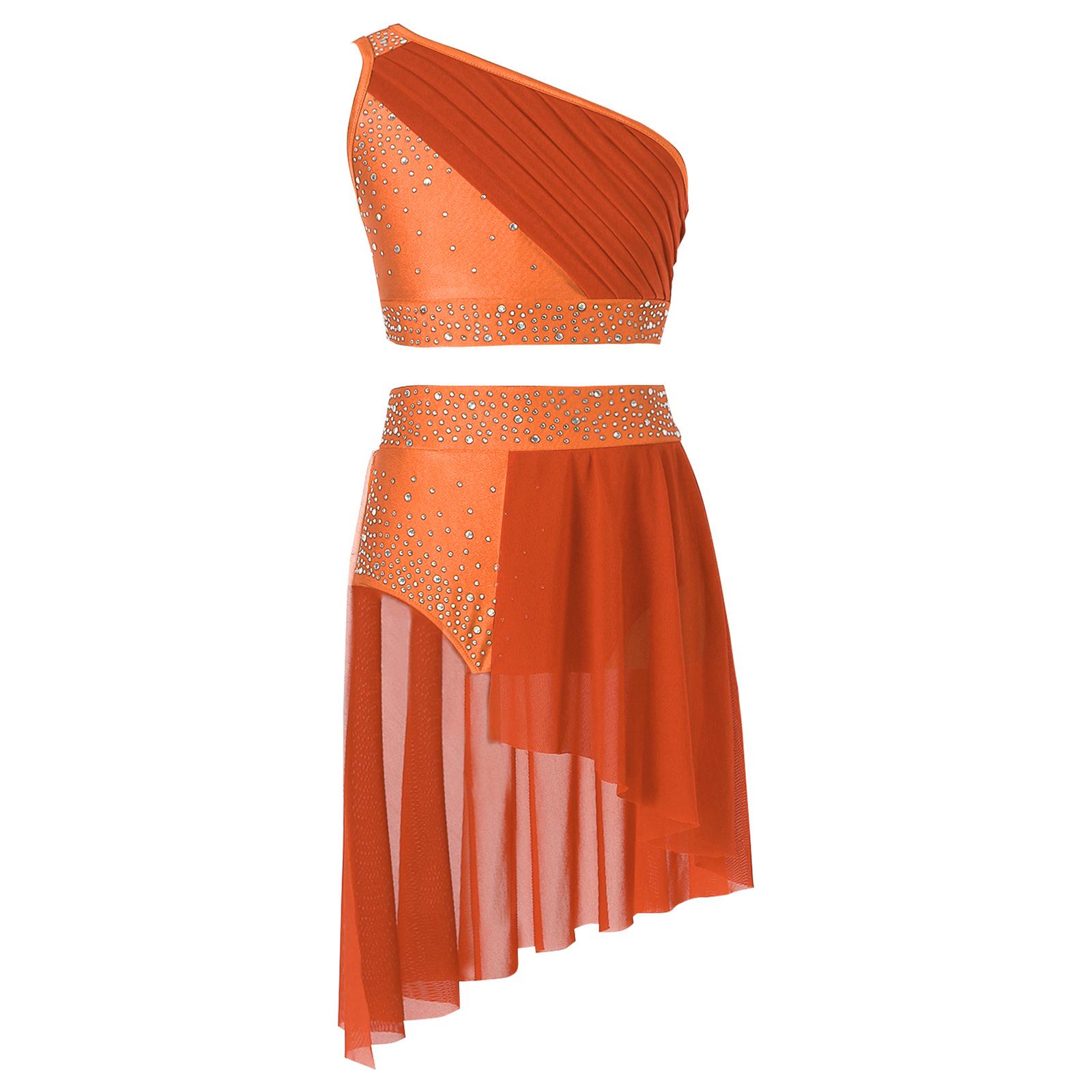 Комплект з блискучого танцювального укороченого топа та трусиків зі спідницею для дівчаток з прозорою сітчастою підкладкою для ліричного виконання 5-6 Years
Комплект з блискучого танцювального укороченого топа та трусиків зі спідницею для дівчаток з прозорою сітчастою підкладкою для ліричного виконання 5-6 Years