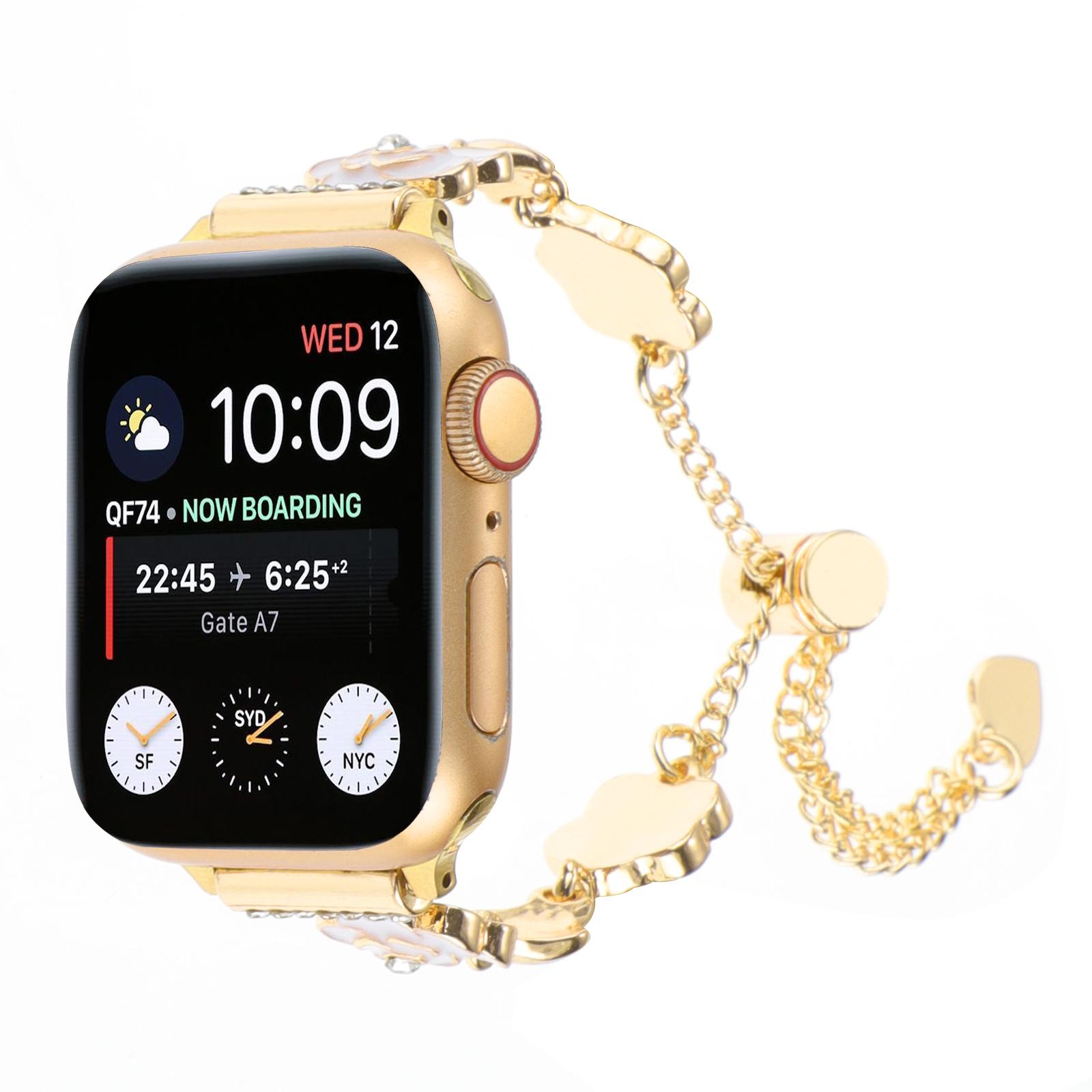 Ремінець для Apple Watch Series 10 42mm/9 8 7 41mm/SE (2023) SE (2022) SE 6 5 4 40мм/3 2 1 38мм Металевий Ремінець для Годинника Black/Gold
Ремінець для Apple Watch Series 10 42mm/9 8 7 41mm/SE (2023) SE (2022) SE 6 5 4 40мм/3 2 1 38мм Металевий Ремінець для Годинника Black/Gold