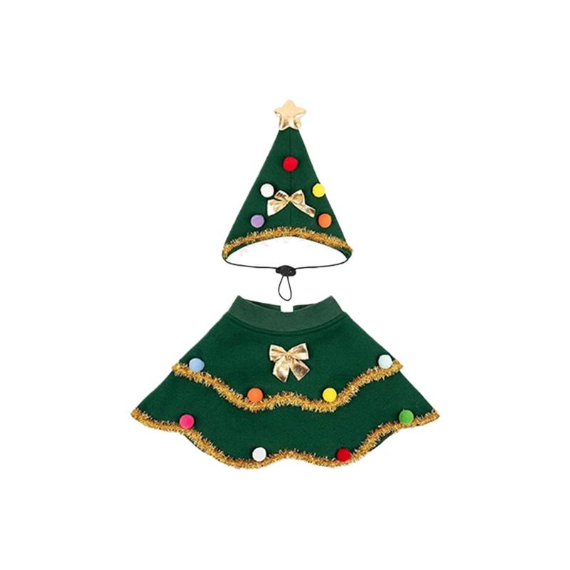 Dog Christmas Costumes Puppy Xmas Cloak Hat Set Cute Cat Clothes for Party Role-Playing Decoration Gift Puppy Cape Shawl S
Dog Christmas Costumes Puppy Xmas Cloak Hat Set Cute Cat Clothes for Party Role-Playing Decoration Gift Puppy Cape Shawl S