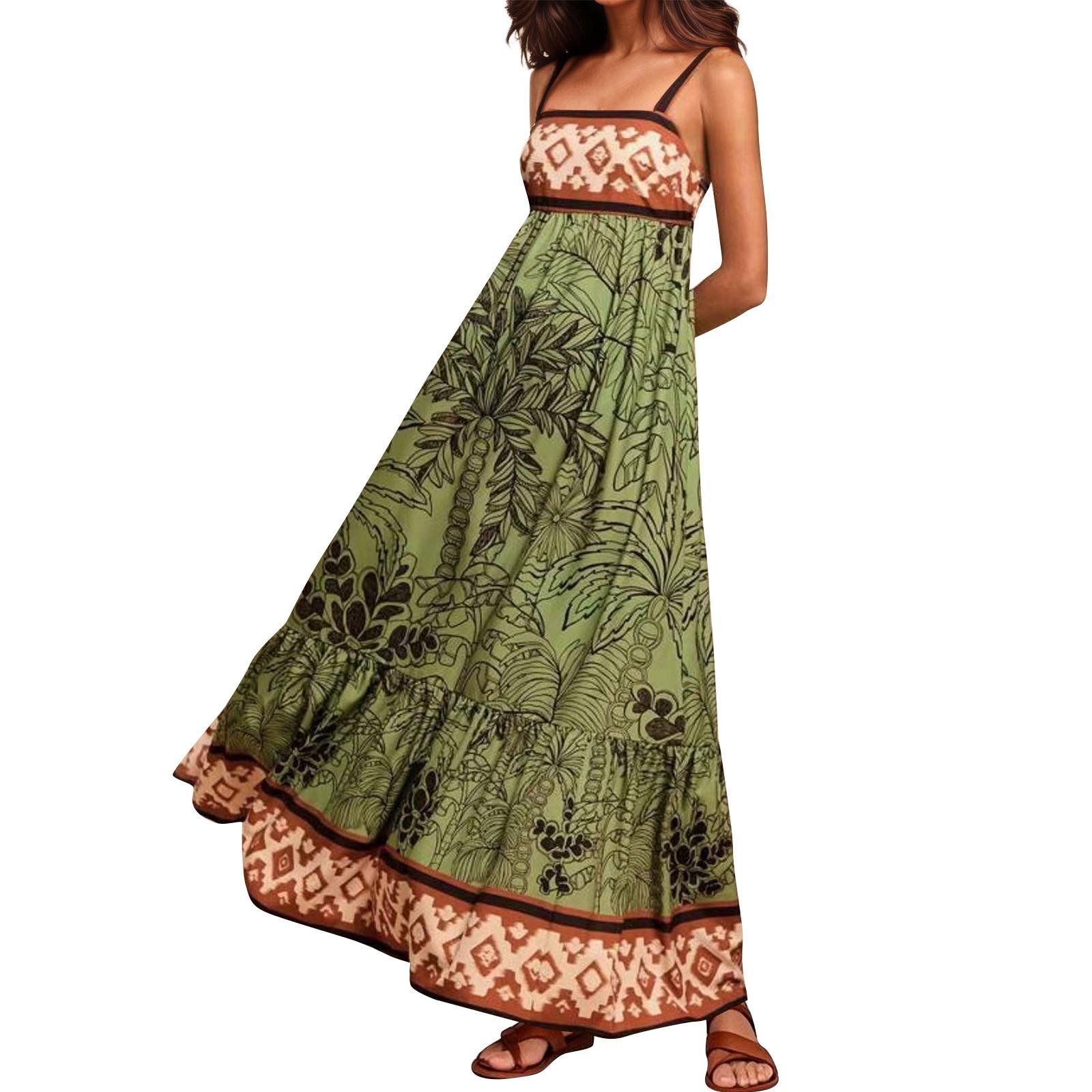 Жіноча Повсякденна Мода Вінтажна Сукня на Підтяжках з Квітковим Принтом Елегантна Святкова Сукня M зелений
Жіноча Повсякденна Мода Вінтажна Сукня на Підтяжках з Квітковим Принтом Елегантна Святкова Сукня M зелений