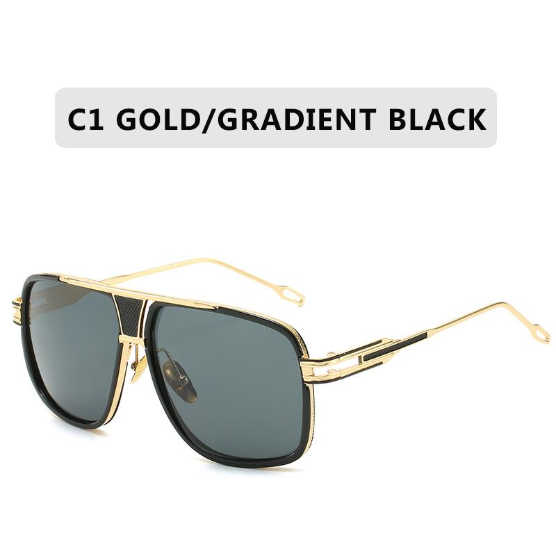 Retro Metal gradient square frame sunglasses Women/Men brand designer vintage Oversized black shades sun glasses Oculos De Sol Other
Retro Metal gradient square frame sunglasses Women/Men brand designer vintage Oversized black shades sun glasses Oculos De Sol Other