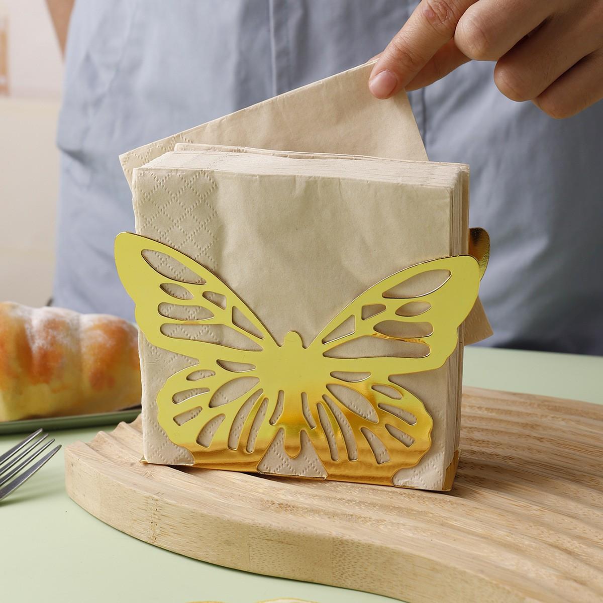 Hollow Butterfly Napkin Holder Restaurant Hotel Cafe Bar Table Decorative Iron Tissue Dispenser Gold
Hollow Butterfly Napkin Holder Restaurant Hotel Cafe Bar Table Decorative Iron Tissue Dispenser Gold