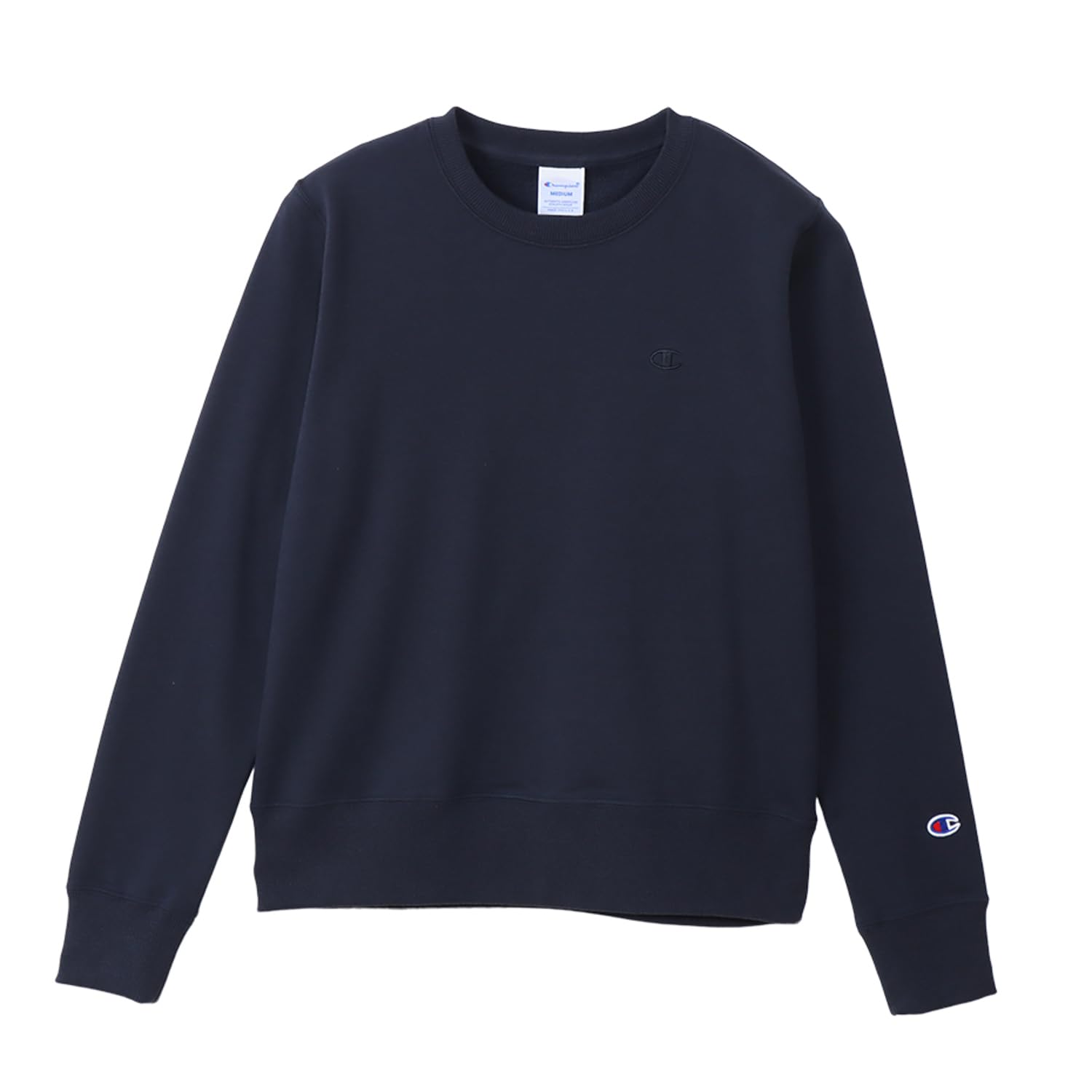 Champion Basic Long Sleeve Fleece Crew Neck Sweatshirt with Embroidered Size L Women s Logo, Navy, (CW-Y018)
Champion Basic Long Sleeve Fleece Crew Neck Sweatshirt with Embroidered Size L Women s Logo, Navy, (CW-Y018)
