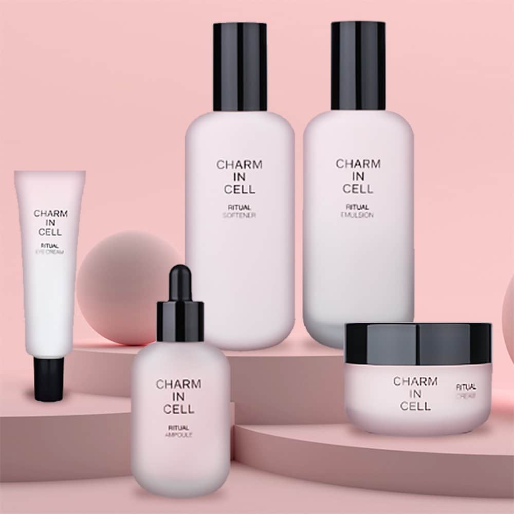 5 types of Charmzone Charm In Cell Ritual (softener + emulsion + cream + ampoule + eye cream)
5 types of Charmzone Charm In Cell Ritual (softener + emulsion + cream + ampoule + eye cream)