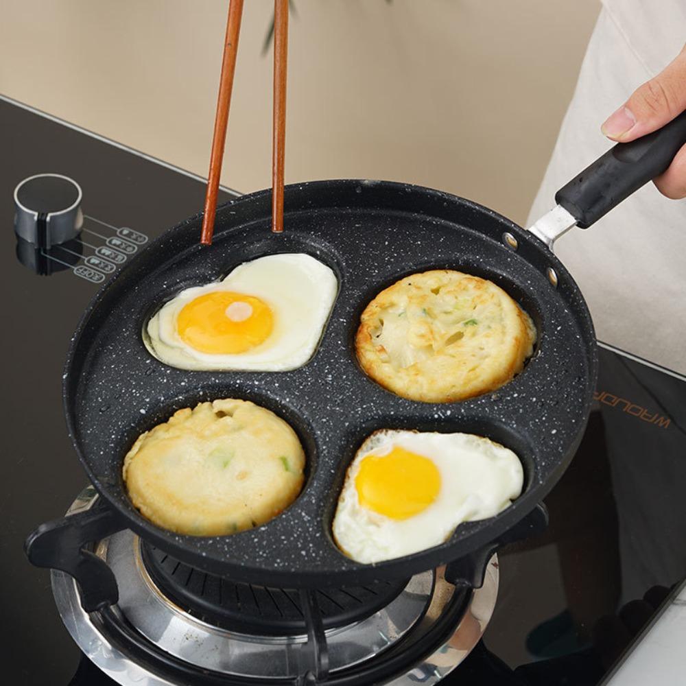 Rapid Heating Fried Egg Pan Non-stick Pancake Pan Kitchen Accessories Divided Egg Skillet Steak Round
Rapid Heating Fried Egg Pan Non-stick Pancake Pan Kitchen Accessories Divided Egg Skillet Steak Round
