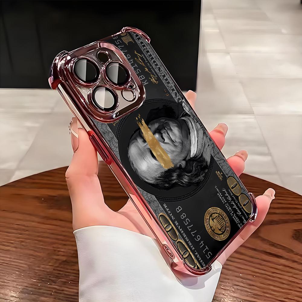 100 Dollar Bank Note Electroplated AntiDrop Clear Phone Case For iPhone 16 Pro Max 15 14 Plus 13 12 11 17 Air 16E Clear Cover iPhone 12 Pro
100 Dollar Bank Note Electroplated AntiDrop Clear Phone Case For iPhone 16 Pro Max 15 14 Plus 13 12 11 17 Air 16E Clear Cover iPhone 12 Pro
