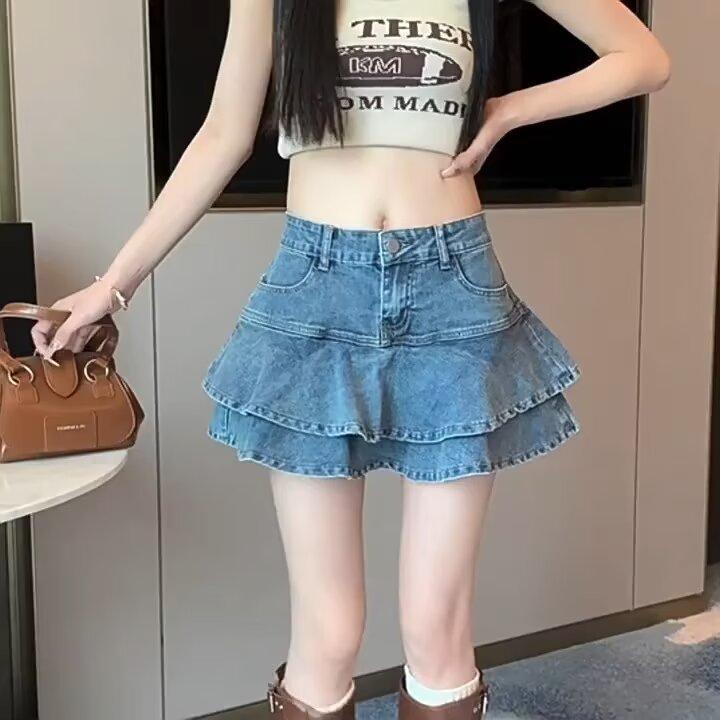 Джинсовые шорты с рюшами в стиле ретро, юбка, женская летняя уличная одежда, женские короткие юбки S синий
Джинсовые шорты с рюшами в стиле ретро, юбка, женская летняя уличная одежда, женские короткие юбки S синий