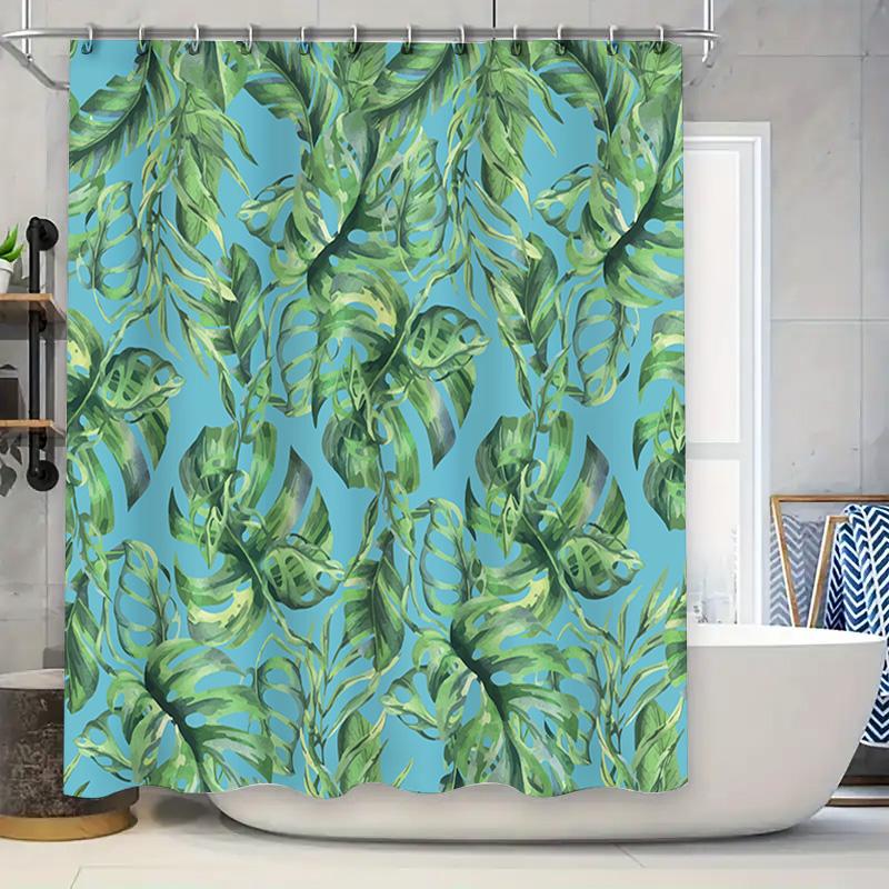 Green Leaves Shower Curtain Waterproof Home Decor Bathroom Decoration Blue Leaf Print Shower Panels Bath Tapes Water Repellent F W60H190(CM)-1 Pcs
Green Leaves Shower Curtain Waterproof Home Decor Bathroom Decoration Blue Leaf Print Shower Panels Bath Tapes Water Repellent F W60H190(CM)-1 Pcs