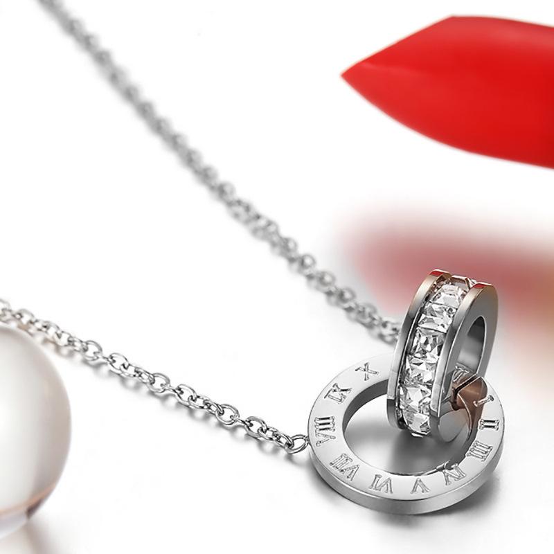 Roman numerals women s pendant necklace classic buckle design titanium steel luxury women s jewelry party banquet gifts 40cm-45cm
Roman numerals women s pendant necklace classic buckle design titanium steel luxury women s jewelry party banquet gifts 40cm-45cm