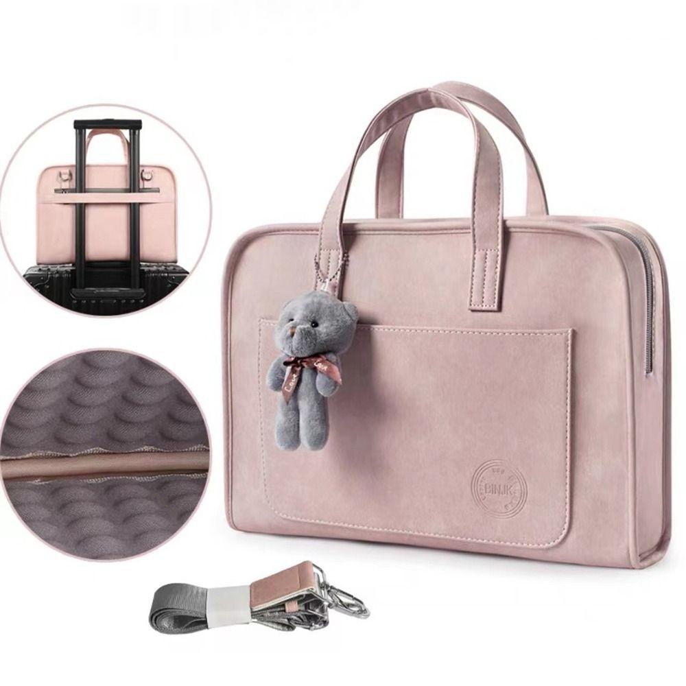 Briefcase Notebook Pouch Felt Tablet Sleeve Bag Wear Resitant Tablet Protective Case School 15-16Inch рожевий
Briefcase Notebook Pouch Felt Tablet Sleeve Bag Wear Resitant Tablet Protective Case School 15-16Inch рожевий