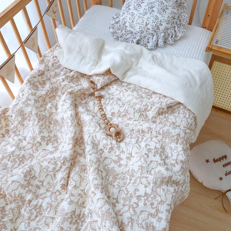 Huangu Baby Summer Lyocell Gauze Blanket - Forest Rabbit
Huangu Baby Summer Lyocell Gauze Blanket - Forest Rabbit