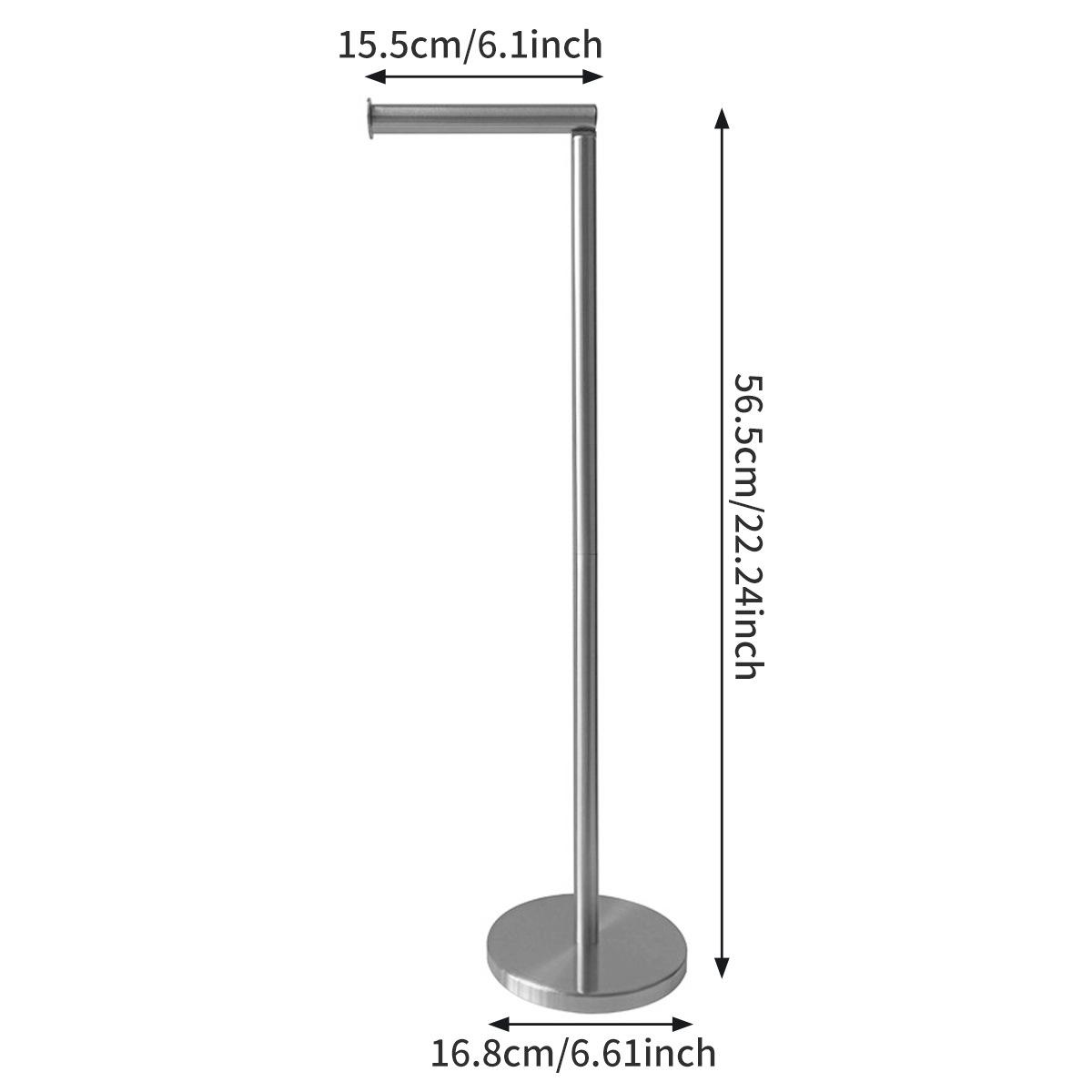 Toilet Paper Holder Stand Stainless Steel Rustproof Pedestal Lavatory Tissue Roll Holder Floor Stand Modern Brushed Finish
Toilet Paper Holder Stand Stainless Steel Rustproof Pedestal Lavatory Tissue Roll Holder Floor Stand Modern Brushed Finish