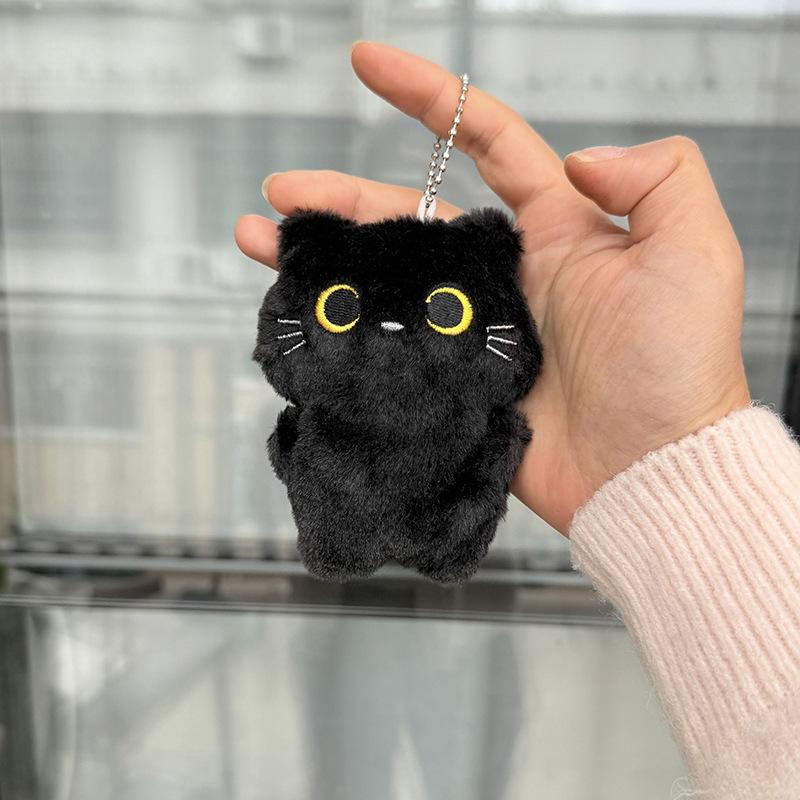 Plush Keychain Yellow Eyed Black Pendant Feline Plush Pendant Compact Plush Keychain For Christmas Tree Handbag Airpods
Plush Keychain Yellow Eyed Black Pendant Feline Plush Pendant Compact Plush Keychain For Christmas Tree Handbag Airpods