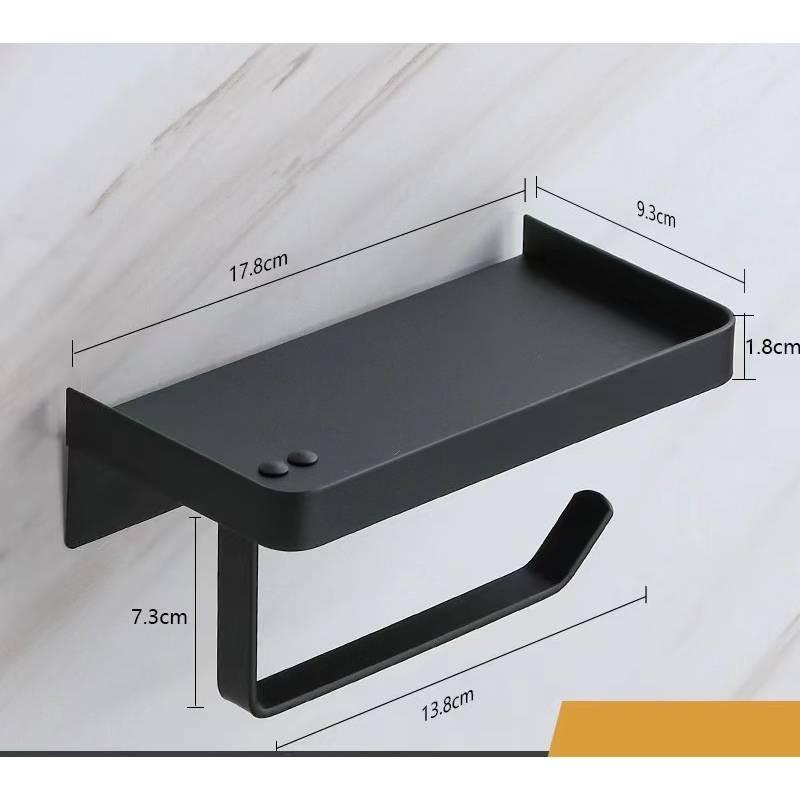 Paper Steel Stainless Towel Holder Mobile Phone Shelf Bathroom Bathroom Home чёрный
Paper Steel Stainless Towel Holder Mobile Phone Shelf Bathroom Bathroom Home чёрный