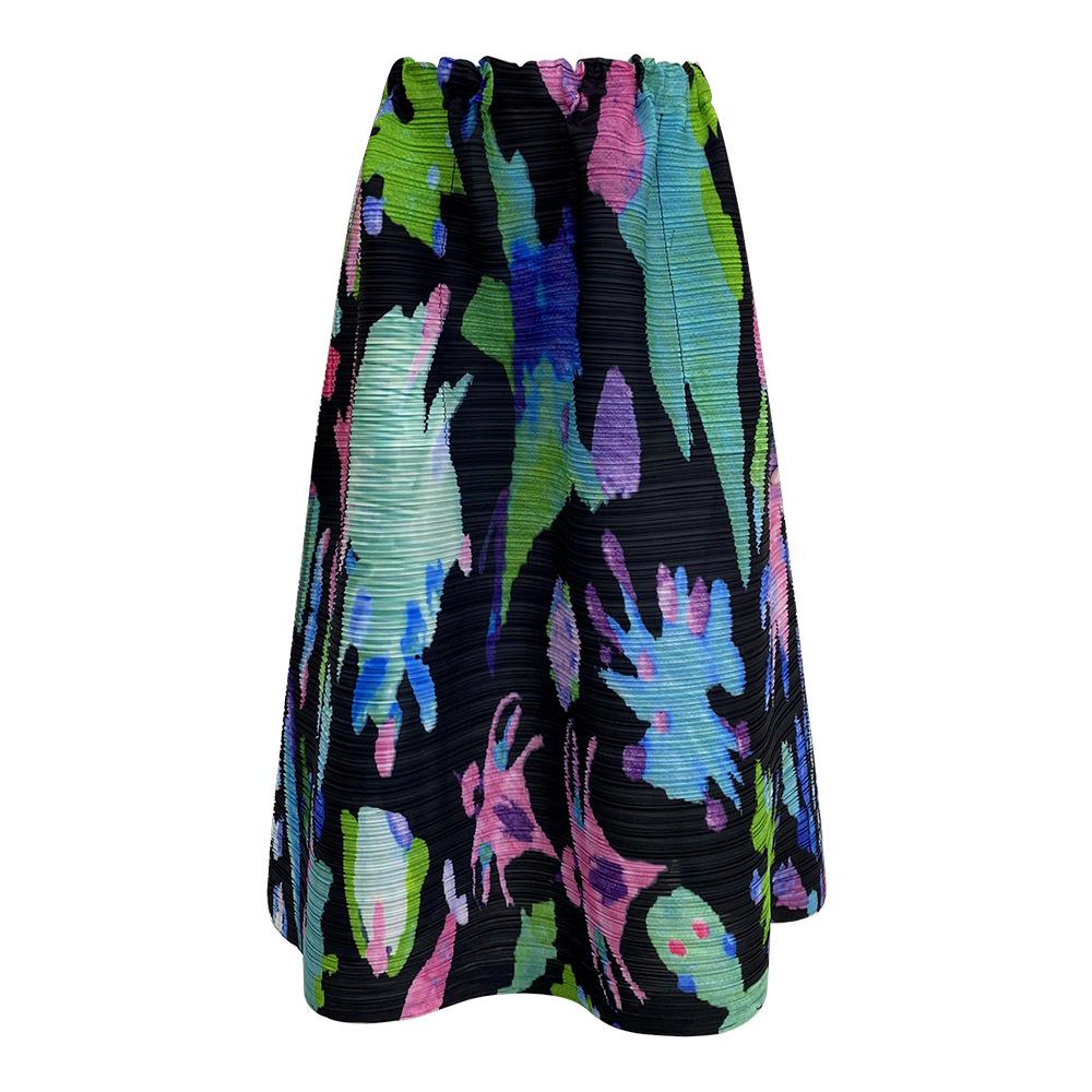 Весенний комплект из двух вещей с граффити 2025: Плиссированный топ с длинным рукавом и свободная юбка-полусолнце One Size
Весенний комплект из двух вещей с граффити 2025: Плиссированный топ с длинным рукавом и свободная юбка-полусолнце One Size