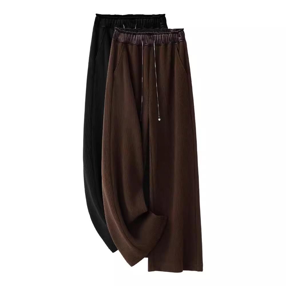 Women s Versatile High Waist Wide Leg Spring Pants - Loose, Elastic, Slimming, Casual Trousers M (Waist 27, Recommend 96-105 Jin) кофейный
Women s Versatile High Waist Wide Leg Spring Pants - Loose, Elastic, Slimming, Casual Trousers M (Waist 27, Recommend 96-105 Jin) кофейный
