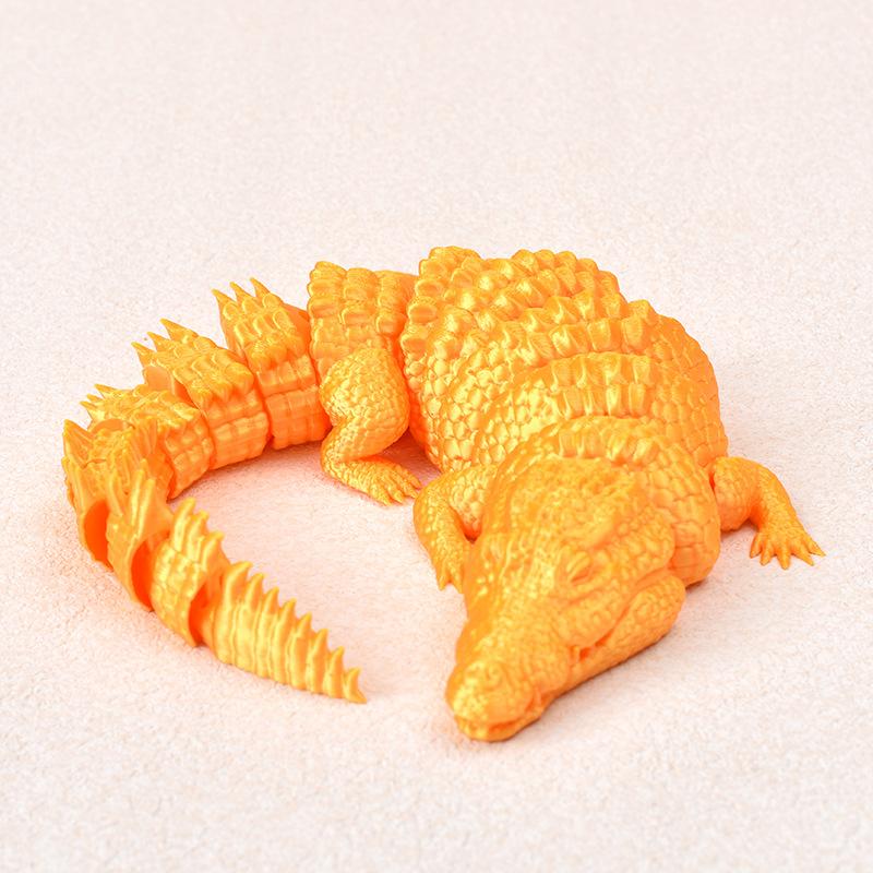 3D Printed Crocodile Can Open Mouth Articulated Body Model Mini Toy Joint Movable Articulated Figurin Desktop Ornament Kids Gift 21cm абрикосовый
3D Printed Crocodile Can Open Mouth Articulated Body Model Mini Toy Joint Movable Articulated Figurin Desktop Ornament Kids Gift 21cm абрикосовый
