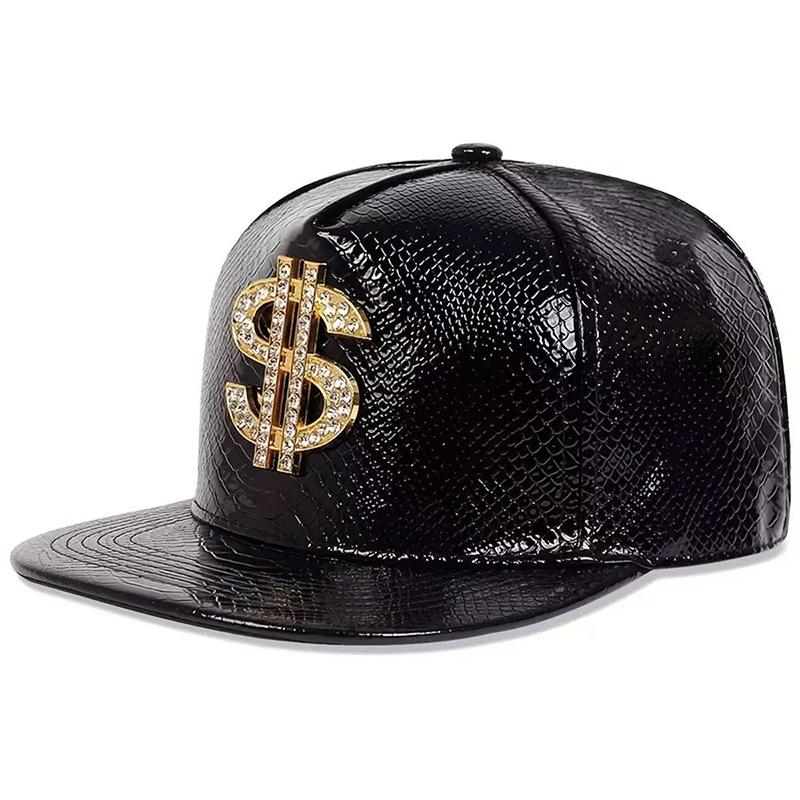 Crocodile Pattern Baseball Cap Unisex Dollar Metal Logo Flat Brim Hat Holiday Party Peaked Leather Hip-hop Hip-hop Hat чорний
Crocodile Pattern Baseball Cap Unisex Dollar Metal Logo Flat Brim Hat Holiday Party Peaked Leather Hip-hop Hip-hop Hat чорний