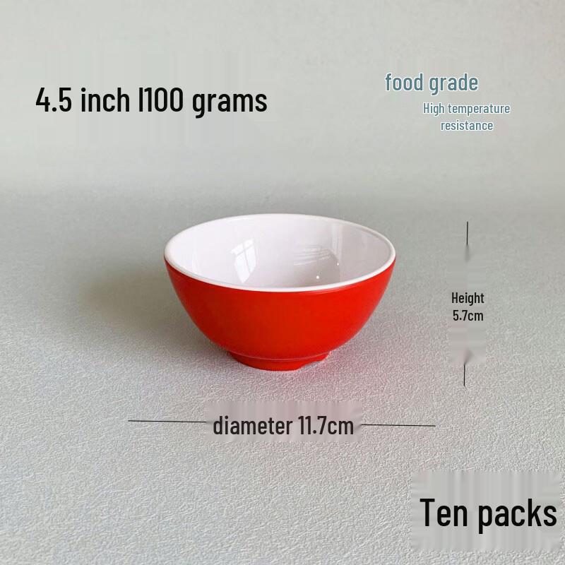 Maidekai A5 Melamine Two-Tone Wide Ramen Bowl 4.5 inch
Maidekai A5 Melamine Two-Tone Wide Ramen Bowl 4.5 inch