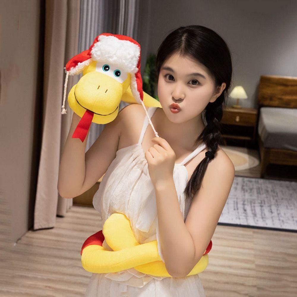 150cm Snake Plush Toys Good Wishes Snake Year Mascot Toys Novelty 2025 New Year Dolls Home Decor 150CM
150cm Snake Plush Toys Good Wishes Snake Year Mascot Toys Novelty 2025 New Year Dolls Home Decor 150CM
