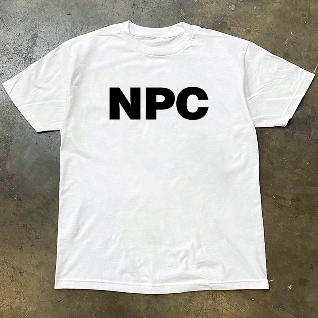 Summer New Street Creative NPC Letter Print Graphic Tshirt Womens Short Sleeve Tshirt Street Wear Womens Clothing 4XL
Summer New Street Creative NPC Letter Print Graphic Tshirt Womens Short Sleeve Tshirt Street Wear Womens Clothing 4XL