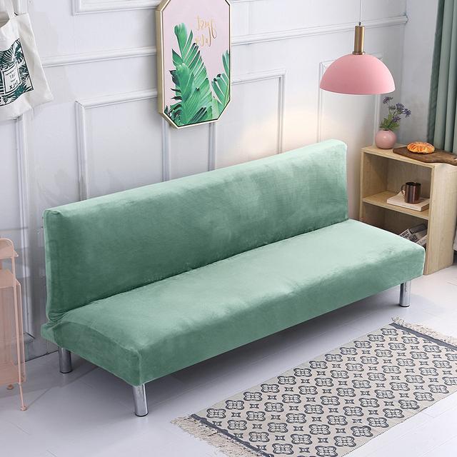 Velvet Plush-touch Armless Sofa Bed Cover Folding Seat Slipcover Modern Stretch Sofa Bed Covers Elastic Couch Protector Home Use Hotel Z Size 150-185 cm циан
Velvet Plush-touch Armless Sofa Bed Cover Folding Seat Slipcover Modern Stretch Sofa Bed Covers Elastic Couch Protector Home Use Hotel Z Size 150-185 cm циан