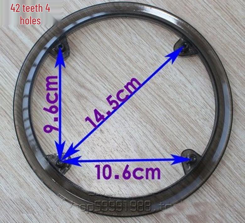 42T 4-Hole Universal Crankset Gear Protector for Mountain Bike
42T 4-Hole Universal Crankset Gear Protector for Mountain Bike