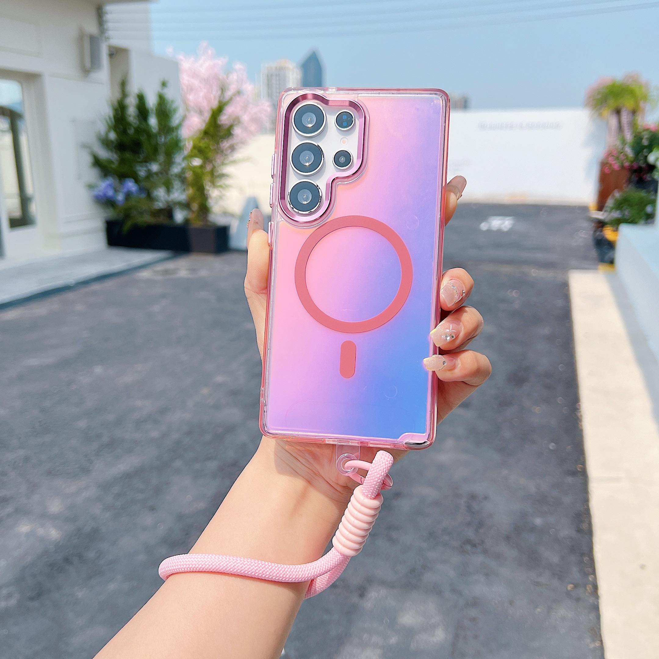 Chameleon Magnetic Phone Case For Samsung Galaxy S26 Ultra S25 S24 Plus S23 Lanyard Wrist Strap Shockproof Cover Fundas Galaxy S26
Chameleon Magnetic Phone Case For Samsung Galaxy S26 Ultra S25 S24 Plus S23 Lanyard Wrist Strap Shockproof Cover Fundas Galaxy S26