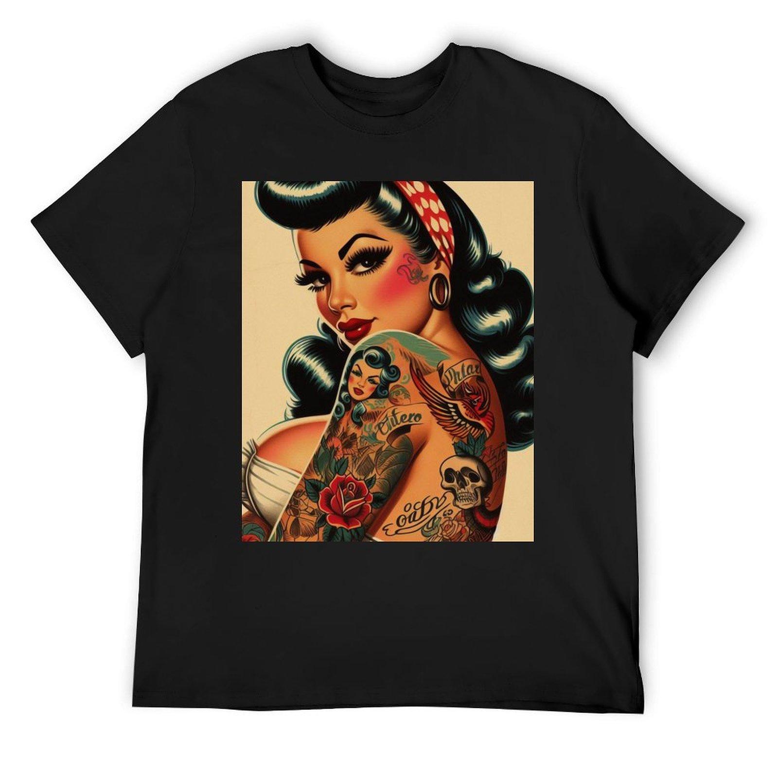 2026 Summer New Style Vintage Style Tattoo Theme HighQuality Comfortable Mens Printed Roundneck TShirt S
2026 Summer New Style Vintage Style Tattoo Theme HighQuality Comfortable Mens Printed Roundneck TShirt S