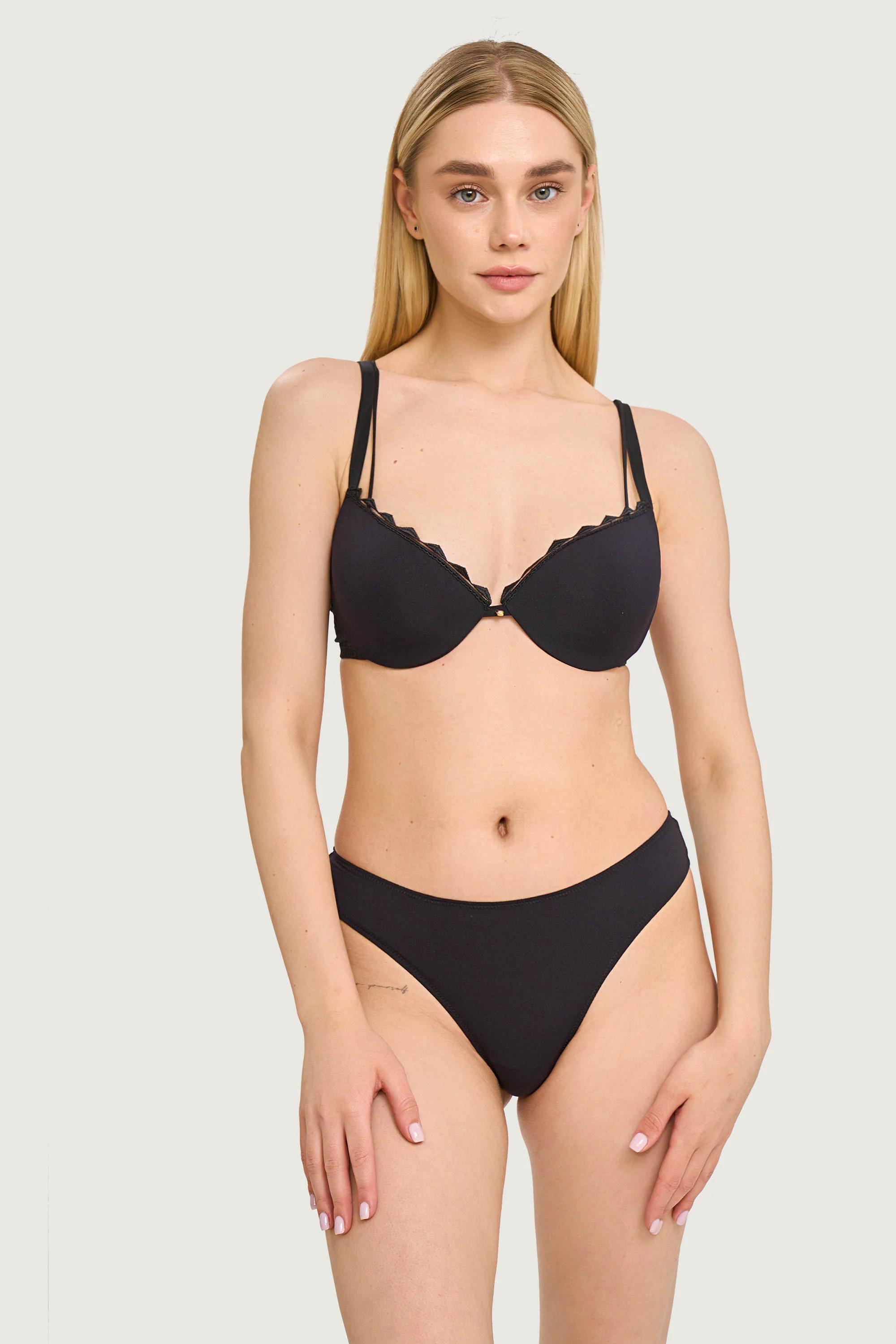 Комплект білизни: бюстгальтер push-up та трусики бразиліана Leilieve (88893) 75C/M прозорий колір чорний
Комплект білизни: бюстгальтер push-up та трусики бразиліана Leilieve (88893) 75C/M прозорий колір чорний
