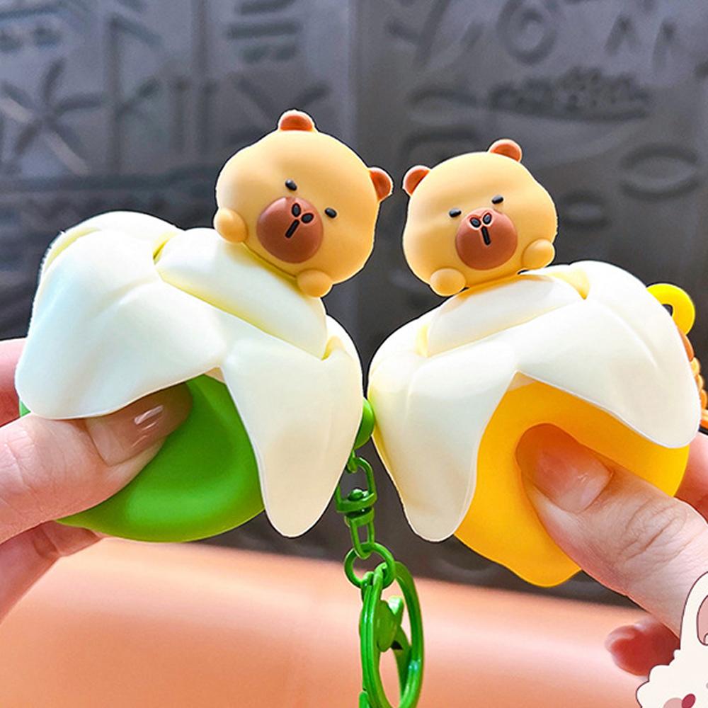 Soft Doll Capybara Keychain Pendant Funny Cartoon Capybara Keyring Banana Capybara Keychain Women зелёный
Soft Doll Capybara Keychain Pendant Funny Cartoon Capybara Keyring Banana Capybara Keychain Women зелёный