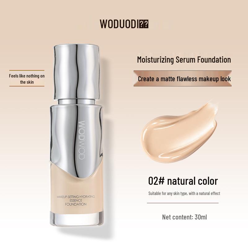 WODWOD Hydrating Long-lasting Foundation Concealer - Moisturizing & No Drying or Peeling. 30ml
WODWOD Hydrating Long-lasting Foundation Concealer - Moisturizing & No Drying or Peeling. 30ml