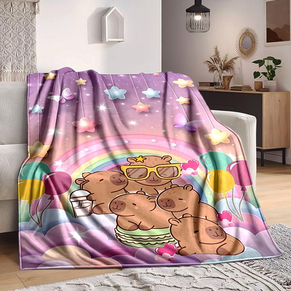 1pc Cute Capybara Blanket - Perfect Gift for Birthdays, Christmas & Halloween- Soft, Warm & Versatile yy250909198 75x90cm
1pc Cute Capybara Blanket - Perfect Gift for Birthdays, Christmas & Halloween- Soft, Warm & Versatile yy250909198 75x90cm