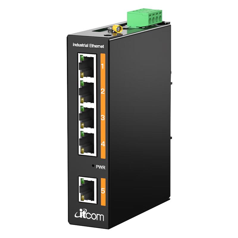 ITCOM IT168 Series Unmanaged Industrial DIN Rail Ethernet Switch
ITCOM IT168 Series Unmanaged Industrial DIN Rail Ethernet Switch