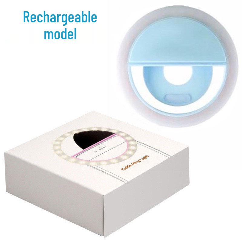 Rechargeable Mobile Phone Selfie Ring Light - Universal Circular Beauty Fill Light
Rechargeable Mobile Phone Selfie Ring Light - Universal Circular Beauty Fill Light