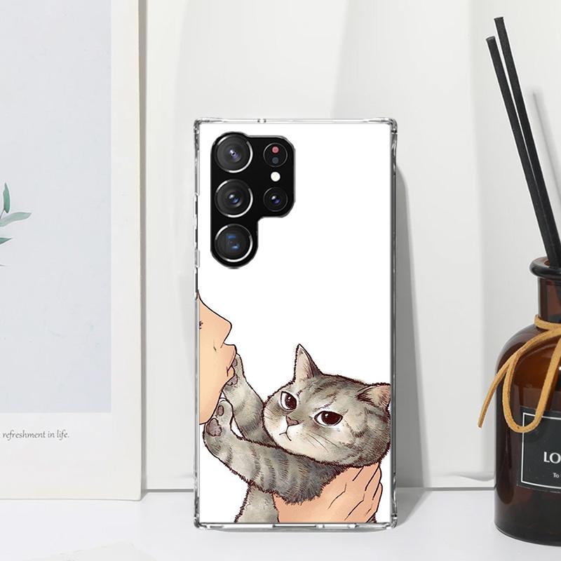 Kiss Lovely Cat Kitten Phone Case For Samsung Galaxy S26 S25 Edge S24 FE S23 S22 Ultra S21 Plus S20 + Art Fundas Back Cover Gala Samsung S26 Plus
Kiss Lovely Cat Kitten Phone Case For Samsung Galaxy S26 S25 Edge S24 FE S23 S22 Ultra S21 Plus S20 + Art Fundas Back Cover Gala Samsung S26 Plus