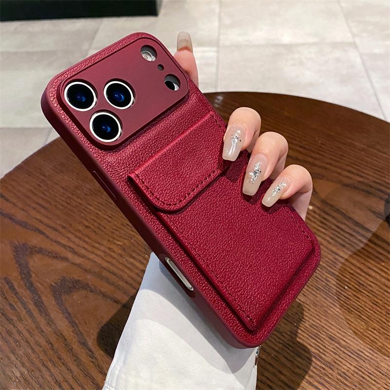 Card Slot Pocket Holder Wallet Case for iPhone 17 Air 16 E 15 14 12 13 Mini 11 Pro Max X XS XR Shockproof Leather Cover iPhone 15 Pro Max вина червоного кольору
Card Slot Pocket Holder Wallet Case for iPhone 17 Air 16 E 15 14 12 13 Mini 11 Pro Max X XS XR Shockproof Leather Cover iPhone 15 Pro Max вина червоного кольору