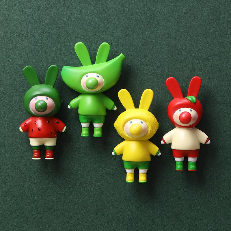 Refrigerator Magnet Fruit Long Ear Rabbit Blow Bubble Refrigerator Decorative Resin Magnetic 3D Cultural and Creative Doll Po
Refrigerator Magnet Fruit Long Ear Rabbit Blow Bubble Refrigerator Decorative Resin Magnetic 3D Cultural and Creative Doll Po